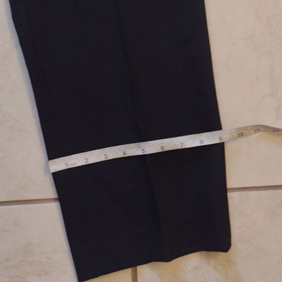 SOLD Geiger Austrian black trouser straight high quality office professional 40 - Picture 9 of 12